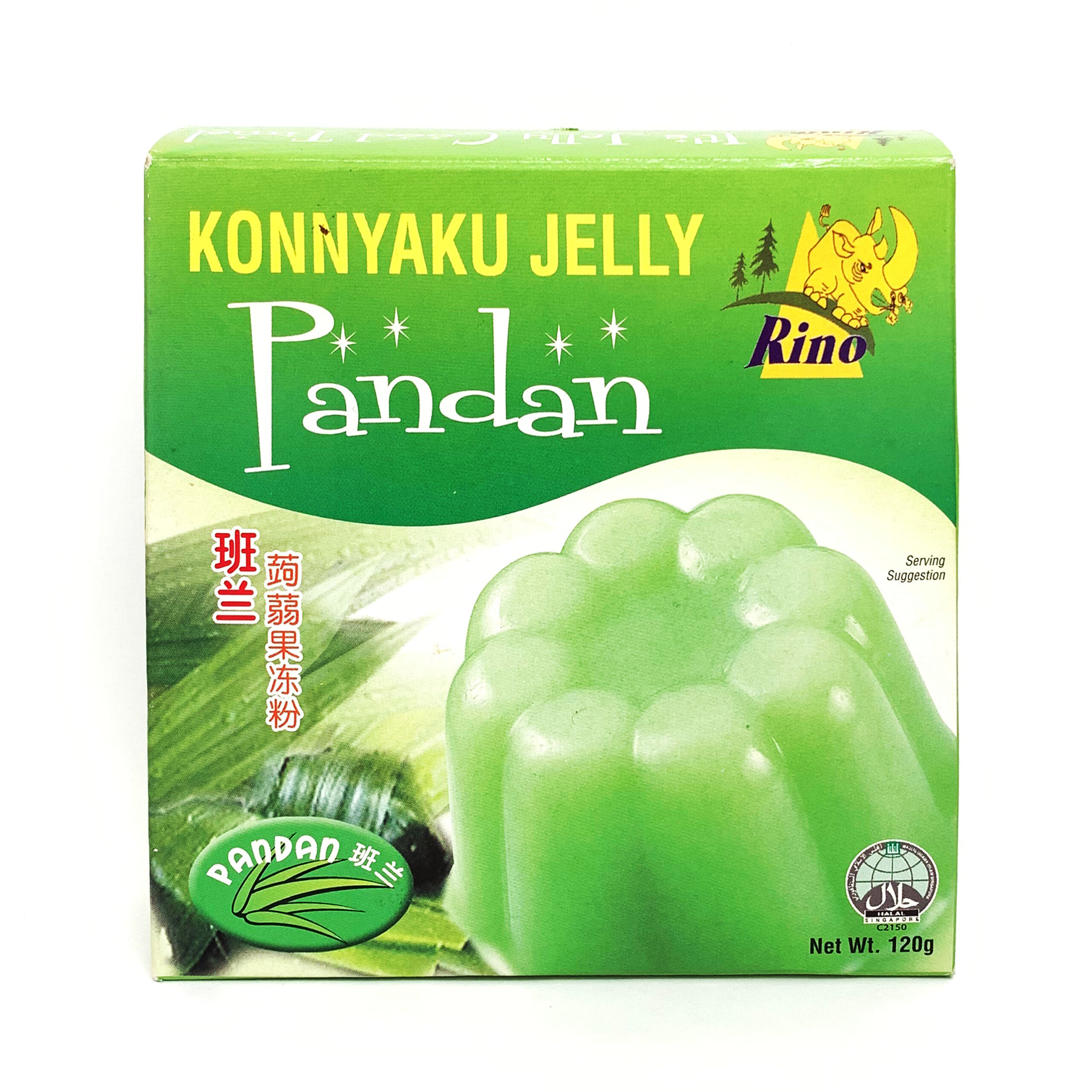 Pandan Konnyaku jelly