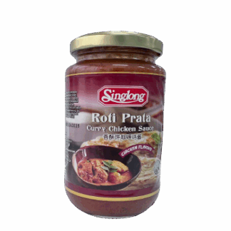 Roti Prata curry chicken sauce